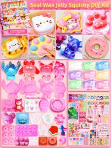 DIY Stress Relief Toy Kit Jelly Wax Pinch Material