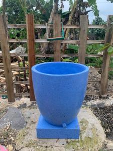 Bak mandi teraso warna biru laut 40*50 (ONGKIR CHAT ADMIN )
