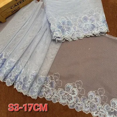 (1 MÉT) REN LƯỚI THÊU CHÂN PHỤ KIỆN MAY VÁ BẢN RỘNG 18_21CM.