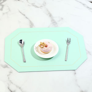 Heat Resistant Oilproof Double-sided Leather Placemat