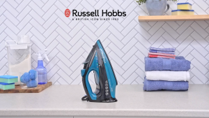 Russell Hobbs RH27280-PH Colour Control Pro Garment Iron | Ceramic Soleplate Anti-Calc Anti-Drip