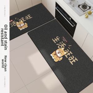 Non-slip Oil-resistant Water-absorbing Quick-drying Kitchen Mat