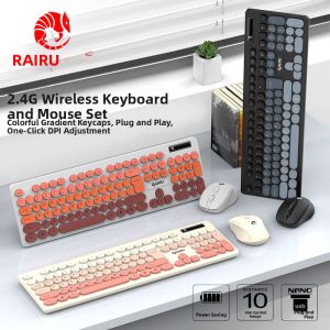 RAIKU | Wireless Keyboard Mouse Set Gradient Color