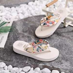 Versatile Flip-Flops Womens Summer Outwear Platform Non-Slip Flip-Flops Fashion Leisure Flip-Flops Slippers Seaside Beach Shoes