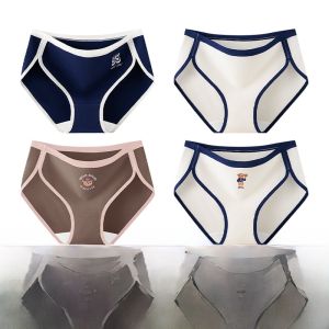 Quần lót MiiOW cotton kháng khuẩn in gấu nhỏ cạp vừa thoải mái