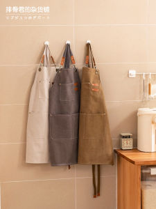 Thickened Canvas Apron Waterproof Oil Resistant for Men And Women Restaurant Work Uniforms Home Use Kitchen Coffee Shop