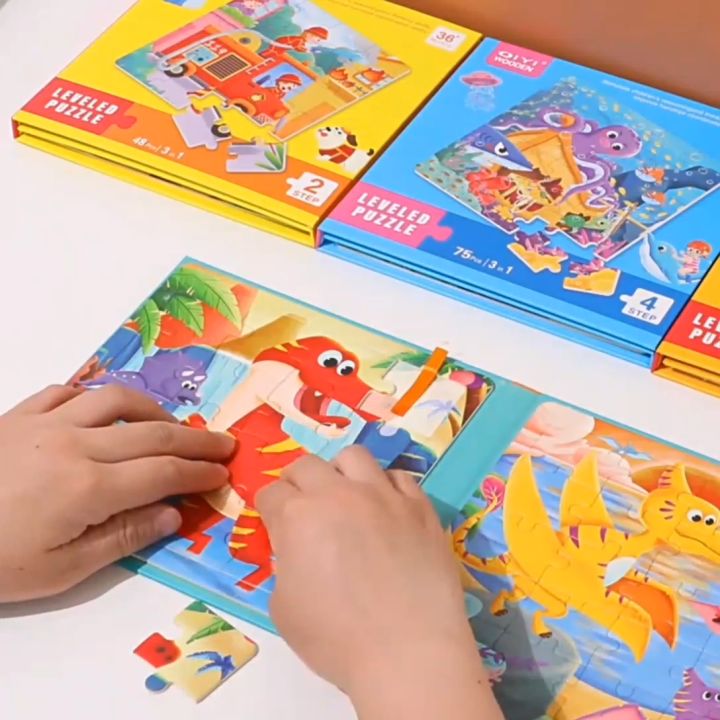 TokoYoyo Mainan Puzzle Anak 3d Bertingkat Edukasi Bayi Balita