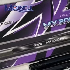 1 Pack - 12 Pcs M2000 Ballpoint Pen MX2000 ND - Pulpen - Pulpen Hitam - Pen Tulis - Moencul