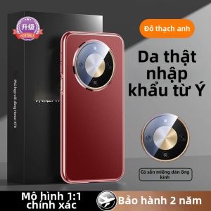 LUXUAN | Ốp Lưng Chống Sốc Bao Phủ Toàn Bộ Cho Honor X70 Da Thật Mềm