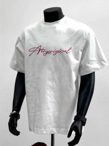 Áo Thun Cotton in Chữ Phong Cách Đường Phố Mỹ Tay Ngắn Rộng Rãi Mùa Hè Đa Năng Cho Thanh Thiếu Niên Thường Ngày Không Cần Ủi