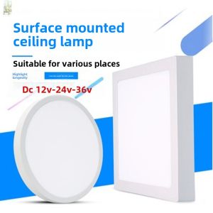 Ultra-Thin 12V24V Direct Current Ceiling Mounted LED Downlight No Punching Required for Boats And Cars round Top Light
