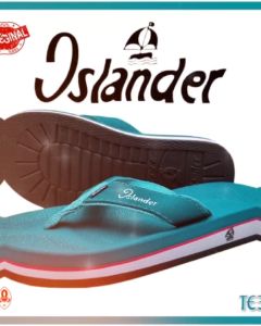 Islander Teal Mens Non-slip rubber soles 100% Authentic and Original colored slippers (Makapal)