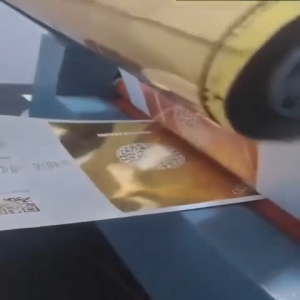 Gold Foil Roll For toner and Digital printing reactive \ hot stamping digital all types of laser printers can apply 120meter length