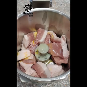 เครื่องบดพริกแกง 5ลิตร QS-5A ใบมีด4ใบ ถังผสมอาหาร เครื่องปั่น เครื่องบด