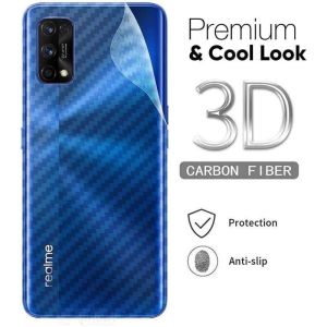 Skin Carbon Nokia 6.1+ Nokia C21+ Nokia C31 Garskin Belakang Skin Karbon Stiker Back Skin Handphone Anti Debu Anti Jamur