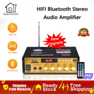 【Shipping From Malaysia】300W+300W Digital HIFI Bluetooth Stereo Audio Amplifier with Bass and Treble Control