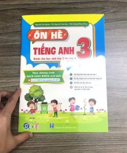 Sách - Ôn Hè Tiếng Anh Lớp 3 - Dành cho học sinh lớp 3 lên 4 (1 cuốn) - Có Video bài giảng - Tặng 1 bộ bút bay mực