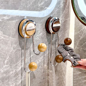 Strong Load Bearing Suction Cup Hook No Punching Home Use Door Back Traceless Clothes Hook Kitchen Bathroom Wall Mounted Bathroom Sticky Hook