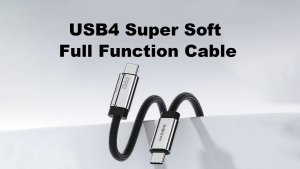 Hagibis UC4X 240W USB-C Fast Charging Cable – USB4 80Gbps 8K60Hz Video PD 3.1 E-Marker Chip 1m Braided Alloy Shell Thunderbolt