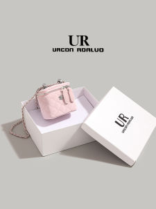 URCDN RDALVO | Quilted Small Flower Chain Handbag Pink