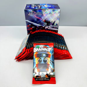 150PCS Italian Brainrot Set Game Collection Cards Tralalero Tralala Card Tungtungtungsahur Anime Characters Flashcards Gifts