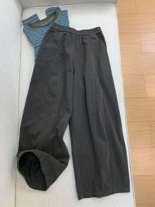 Slimming Wide Leg Pants Womens Autumn New Style Lazy Fashion Casual Workwear Balloon Pants High Waist Loose Fit Straight Tube