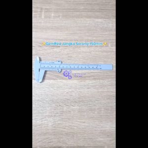 GemRed Jangka Sorong Vernier Caliper Gauge Micrometer 150mm - QST-600 - Biru