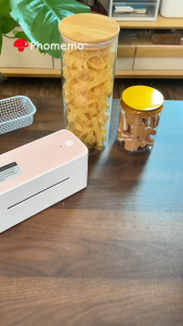 Phomemo 241BT A6 Thermal Waybill Printer USB&Bluetooth For Barcode Shipping LabelDIY StickerCompatible With Smartphone and PC