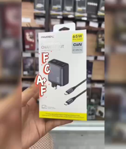 PAVAREAL K139CTC 65W GaN Charger USB-C USB-A Multi Protocol Fast Charging