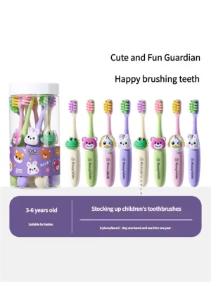 8pcs Baby Toothbrush Soft Protect Teeth Health for Kids Toothbrushes 2-12 Year Toothbrush