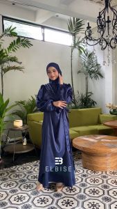 Ahilya Dress Polos Mix Payet Bridesmaid Kondangan Wisuda Gamis Pesta Kekinian