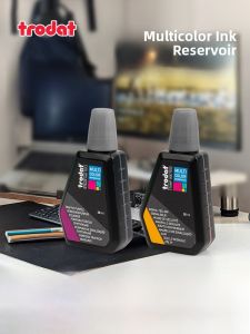 Trodat 7011 Multicolor Return Ink Stamp Ink Multicolor Overprint Gradient Color Return Ink Seal Ink Stationery Business Supplies