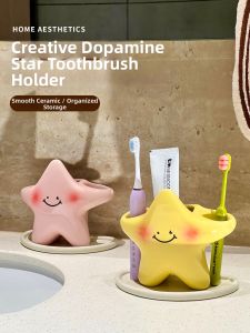 ZUNMOS | Ceramic Cute Kids Design Toothbrush Holder