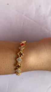 GELANG RANTAI SISIK MOTIF BUNGA GELANG RANTE GX234