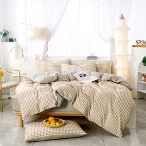 LALLALIN ชุดเครื่องนอนลายใหม่ ลายสก็อต มาพร้อมผ้านวม - สินค้าครบชุด พร้อมนอน