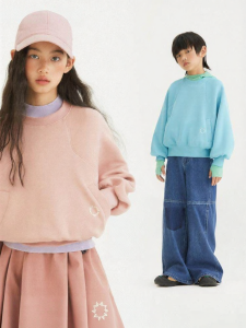 LOVESASAKIDS | Girls Cupid Design Raglan Batwing Air Layer Leisure Sweater