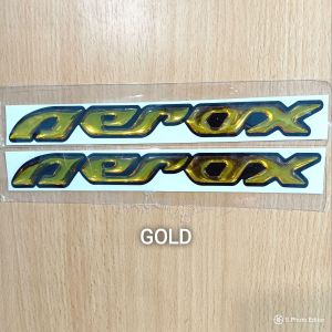 sepasang emblem timbul AEROX