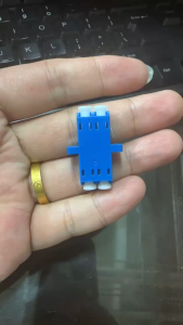 ALLAN LC to LC Fiber Optic Coupler Adapter LC Coupler Duplex Singlemode (SM) Fiber Optic Cable Adapter LC-LC Duplex Single Mode Connector