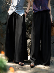 Smooth Flowing Wide Leg Womens Casual Pants Spring