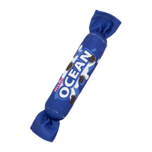 HamshMoc Pet Toys Plush Candy Design Crinkle Paper Teeth Cleaning Soft Fabric Kitten Play