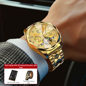 Taxau | Đồng Hồ Cơ Tự Động Nam Cao Cấp Mạ Vàng