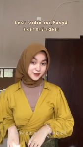 WRAP TOP BLOUSE / OUTER / CROP TOP / ATASAN WANITA I OUTER WRAP TOP TALI IKAT PREMIUM