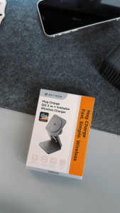 Skyzer CC617 Mag Charge Qi2 3-In-1 Foldable Wireless Charger