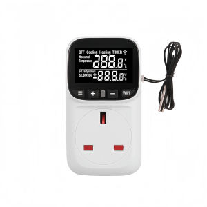 juan juan | Tuya WIFI Thermostat Temperature Controller Socket 16A EU Plug LCD Digital Backlight  Thermostat Outlet Relay With Timer Sensor