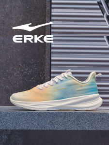 Erke Mens Lightweight Running Shoes Breathable Mesh Surface 2023 Summer New Model Sports Sneakers Comfortable All-Season