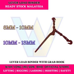LEVER LOAD BINDER WITH GRAB HOOK (8MM - 10MM / 10MM - 13MM)