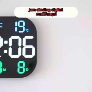 SOHA JD-6633 Jam Dinding LED Besar Bisa Timer Countdown Digital LED Free Remote Control Jam Dinding Untuk Rumah - Lazada