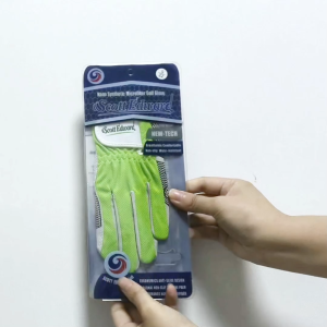 Scott Edward 2-Pack Mens Golf Glove Universal Fit No-Slip Breathable Soft Washable Worn on Left Hand Green