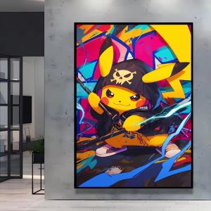 Bandai | Bộ Tranh Kim Cương 5D Tự Làm Nhân Vật Pokemon Phong Cách Pop Art Dán Đầy Đủ Đồ Thủ Công Mỹ Nghệ Trang Trí Nhà Cửa Quà Tặng Cho Người Yêu Thích Nghệ Thuật