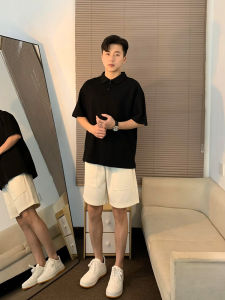 Áo Thun Nam Cổ Polo Mùa Hè Phong Cách Mỹ Cổ Polo Cứng Cáp Tay Ngắn Thường Ngày Thường Ngày Thoải Mái Thoáng Khí Quần Áo Công Sở